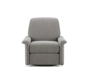 Forde Swirl Accent Chair-Light Gray