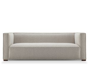 Luxor Leather Sofa-White