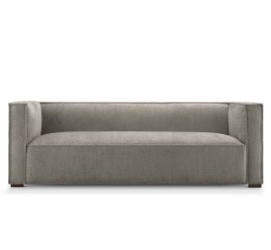 Luxor Leather Sofa-Gray