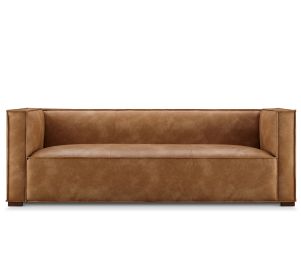 Luxor Leather Sofa-Cognac