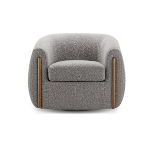 Aspen Swivel Chair-light gray