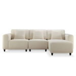 Elevate Your Living Room with a 3-Piece Sectional Sofa Set with Ottoman