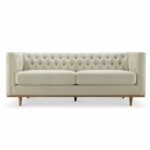 "Transform Your Living Space with a Sophisticated Square Arm Upholstered Sofa"