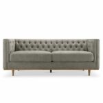 "Elevate Your Home Decor with a Sophisticated Square Arm Upholstered Sofa"